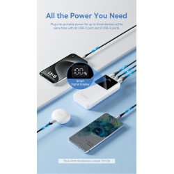 Vention Powerbank - FHLB0 - 20000mAh 22.5W Black — Buy in Cyprus with Fast Delivery