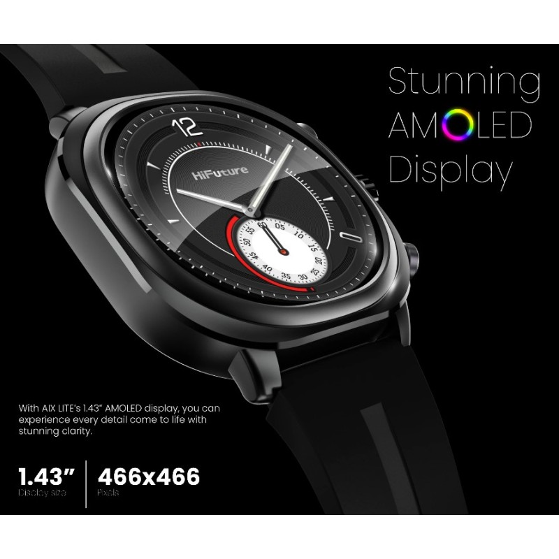 HiFuture Lifestyle SmartWatch - AIX Lite - Silver Grey — Buy in Cyprus with Fast Delivery