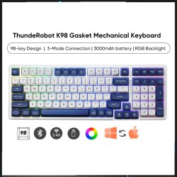 Thunderobot GASKET Mechanical Keyboard - K98 - Trimode 2.4GHz-BT-USBC 99 Red Switch Keys — Buy in Cyprus with Fast Delivery