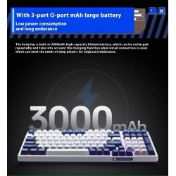 Thunderobot GASKET Mechanical Keyboard - K98 - Trimode 2.4GHz-BT-USBC 99 Red Switch Keys — Buy in Cyprus with Fast Delivery