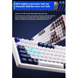Thunderobot GASKET Mechanical Keyboard - K98 - Trimode 2.4GHz-BT-USBC 99 Red Switch Keys — Buy in Cyprus with Fast Delivery
