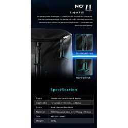 Thunderobot Dark Warrior Laptop Backpack - 15 6 — Buy in Cyprus with Fast Delivery