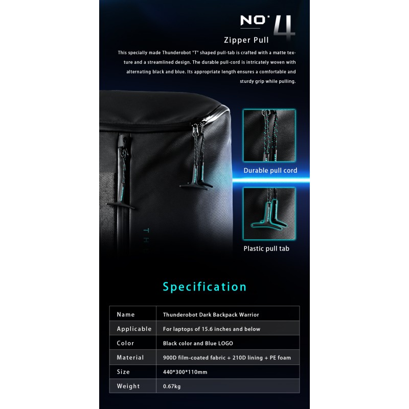 Thunderobot Dark Warrior Laptop Backpack - 15 6 — Buy in Cyprus with Fast Delivery