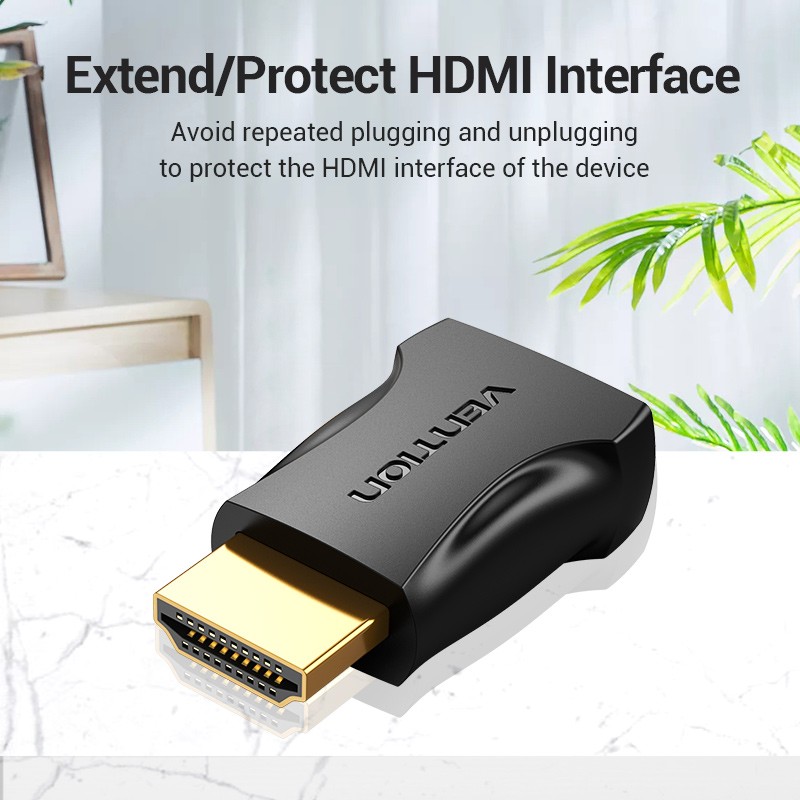Vention HDMI Adaptor - AIMB0 - HDMI Adaptor Male to Female 4K60Hz — Buy in Cyprus with Fast Delivery