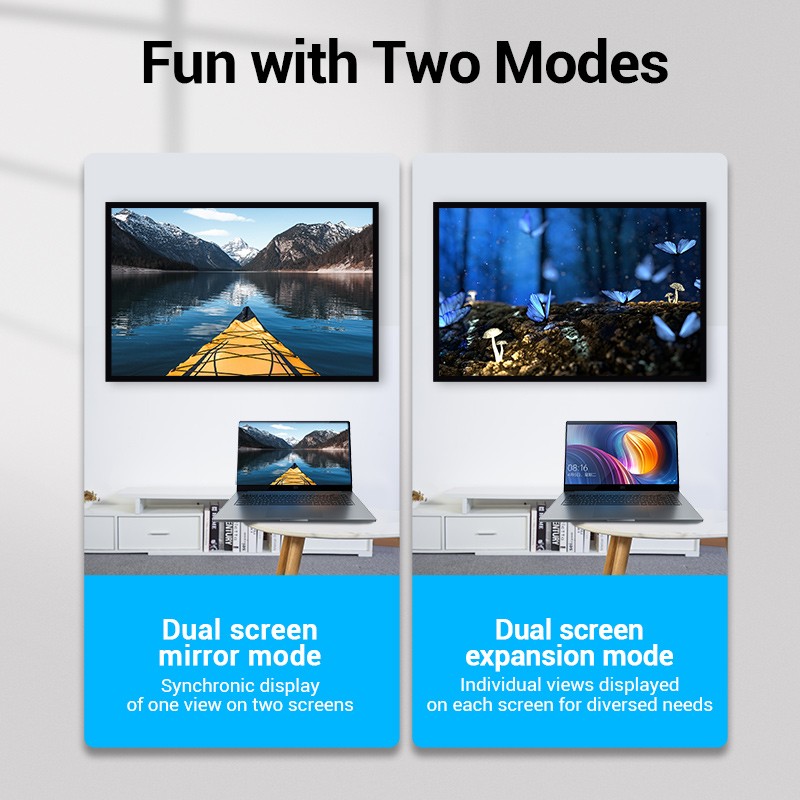 Vention HDMI Adaptor - AIMB0 - HDMI Adaptor Male to Female 4K60Hz — Buy in Cyprus with Fast Delivery