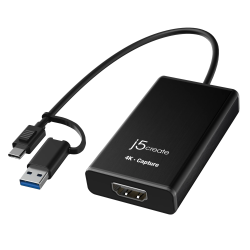 j5create Capture Card - JVA11 - HDMI to USB-C A 2K Windows Android — Buy in Cyprus with Fast Delivery