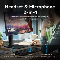 Vention Audio Converter USB-A to 1x3.5mm 1.0m Cable - CVEBF - Braided — Buy in Cyprus with Fast Delivery