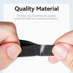 Vention Cable Organiser Hook & Loop Cable Tie - KANB0-10 - 120mm, 10 Pcs — Buy in Cyprus with Fast Delivery