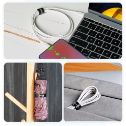 Vention Cable Organiser Hook & Loop Cable Tie - KANB0-10 - 120mm, 10 Pcs — Buy in Cyprus with Fast Delivery