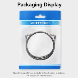 Vention Network Cable - IKLBJ - Cat8 SFTP Rotate Right Angle Slim 5.0m Black — Buy in Cyprus with Fast Delivery