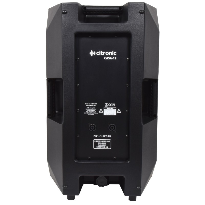 Citronic Passive 12' Full Range Speaker 300W 178.113UK - CASA-12 - Passive 12' Full Range Speaker 300W 178.113UK