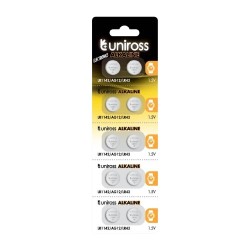 Uniross Alkaline-Coin Battery - LR1142 - AG12 LR43 Battery (10pack) — Buy in Cyprus with Fast Delivery