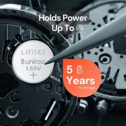 Uniross Alkaline-Coin Battery - LR1142 - AG12 LR43 Battery (10pack) — Buy in Cyprus with Fast Delivery