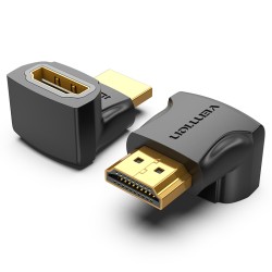 Vention HDMI Right Angle Adaptor - AINB0 - Male to Female 270 Degree 4K60Hz — Buy in Cyprus with Fast Delivery