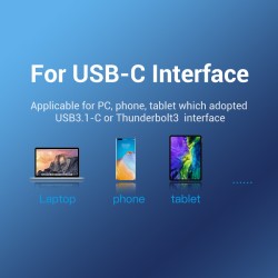 Vention HUB USB-C 3 x USB3.0 Micro-B Stereo Sound 0.15m - TGQBB - USB-C 3 x USB3.0 Micro-B Stereo Sound 0.15m
