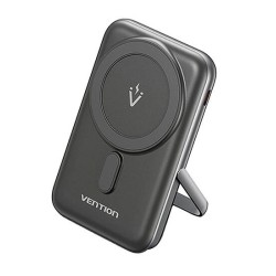 Vention Powerbank Wireless Magnetic 10000mAh 20W - FHNB0 - with Stand Black — Buy in Cyprus with Fast Delivery