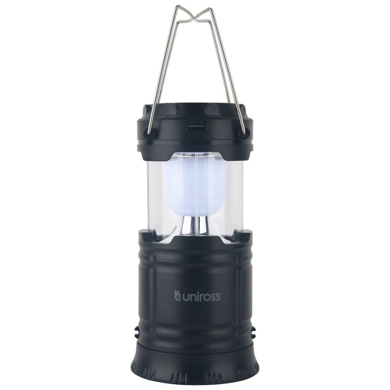 Uniross Lantern - ULSA05 - Solar & USB Rechargeable 360 degrees Lantern with Powerbank — Buy in Cyprus with Fast Delivery