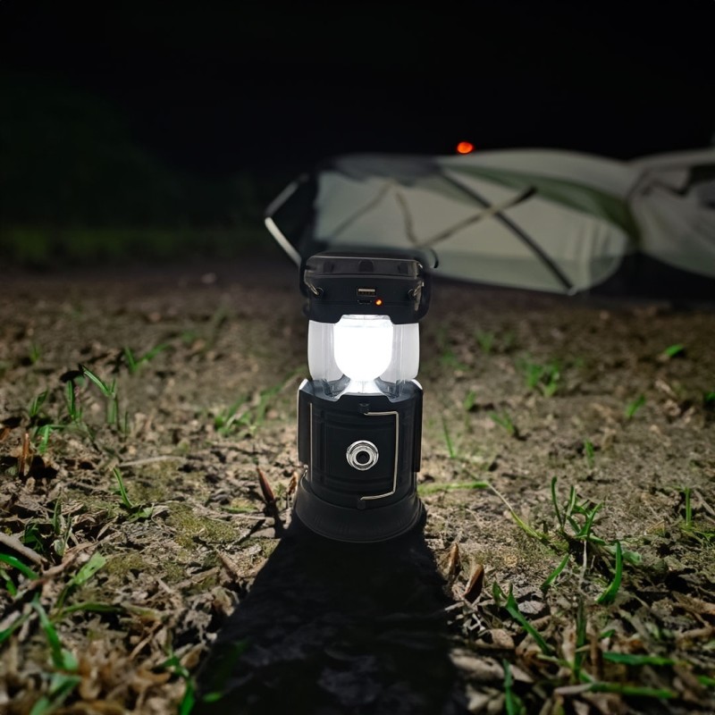 Uniross Lantern - ULSA05 - Solar & USB Rechargeable 360 degrees Lantern with Powerbank — Buy in Cyprus with Fast Delivery