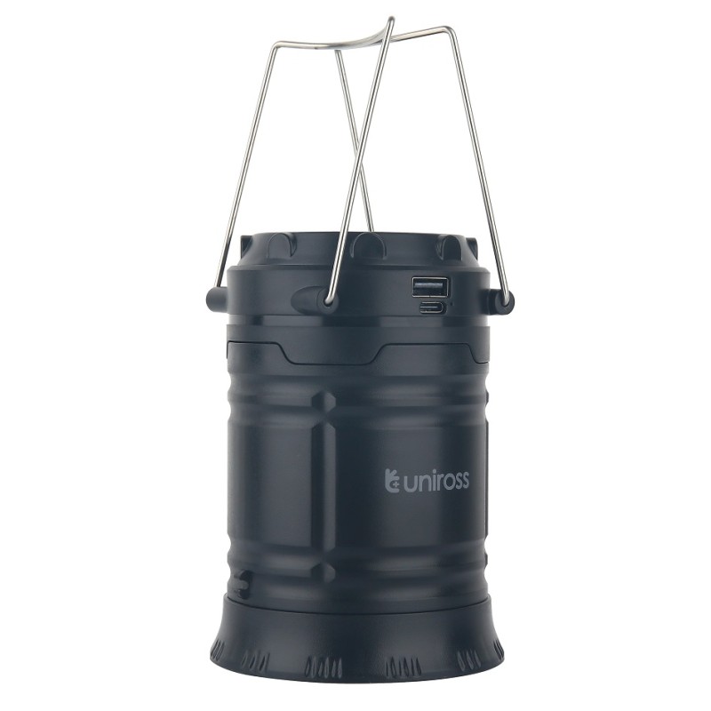 Uniross Lantern - ULSA05 - Solar & USB Rechargeable 360 degrees Lantern with Powerbank — Buy in Cyprus with Fast Delivery