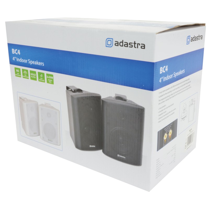 Adastra BC4W - 100.901UK - 4'' Indoor Speakers White (PAIR) — Buy in Cyprus with Fast Delivery