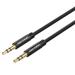 Vention AUDIO 3.5mm M-M Cable - BAGBD - Braided Metal 0.5m — Buy in Cyprus with Fast Delivery