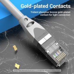 Vention NETWORK Cable CAT6A SFTP - IBHHH - 2.0m Gray — Buy in Cyprus with Fast Delivery