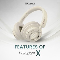 HiFuture Headphones - FUTURE TOUR X - Over Ear Gold — Buy in Cyprus with Fast Delivery