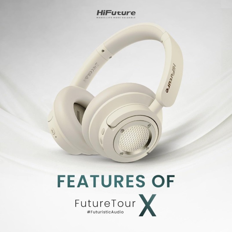 HiFuture Headphones - FUTURE TOUR X - Over Ear Gold — Buy in Cyprus with Fast Delivery