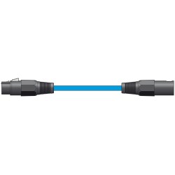 Chord Classic - 190.092UK - XLR M-F 1.5m Blue — Buy in Cyprus with Fast Delivery