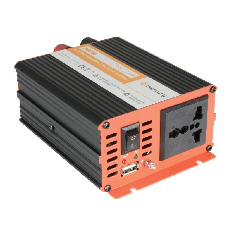 Mercury Inverter - IMS300-12 - 12VDC 300W Inverter + USB 652.002UK — Buy in Cyprus with Fast Delivery