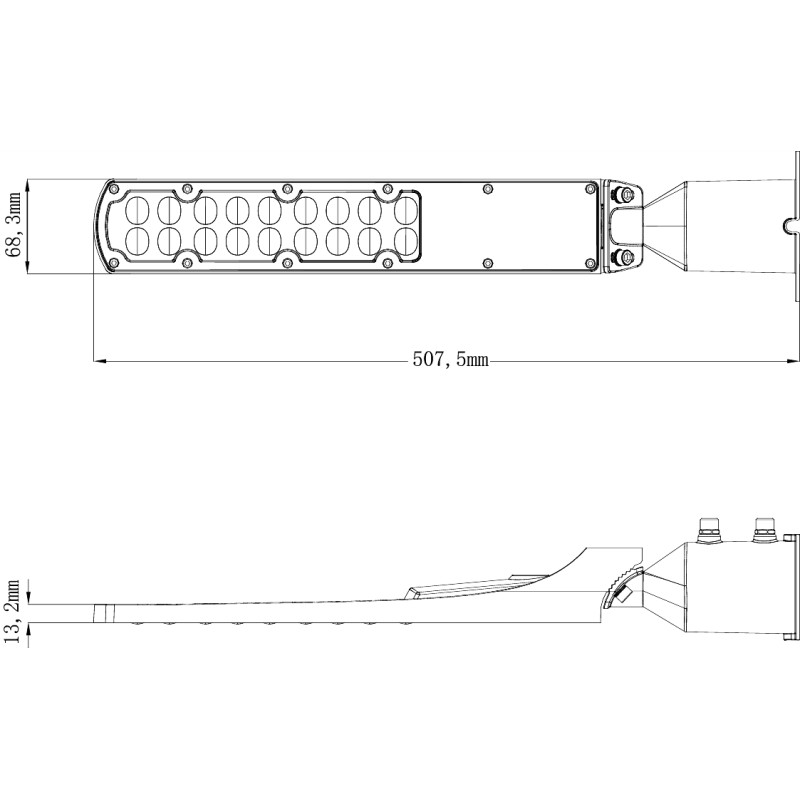 GBC ON STREET LED Outdoor Light - 50W, Pole mounted — Buy in Cyprus with Fast Delivery