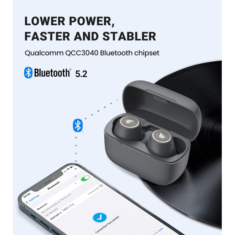 Edifier Earbuds - TWS1 PRO - Qualcomm aptX Noice Cancelling IP65 Earbuds — Buy in Cyprus with Fast Delivery
