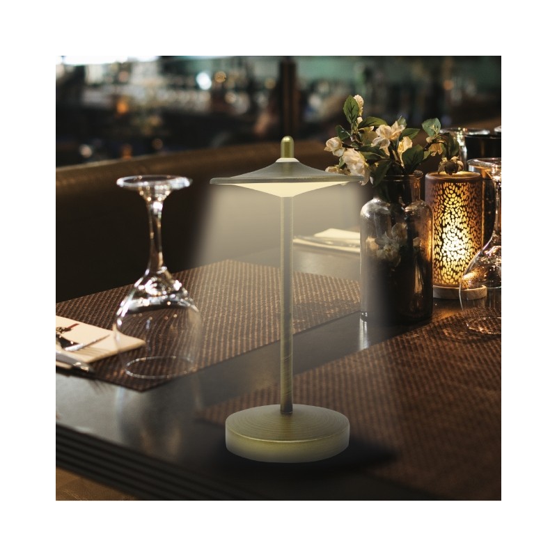 KELU SAKE Lamp - USB-C Rechargeable IP44 Aluminium Lamp 130LM Bronze — Buy in Cyprus with Fast Delivery