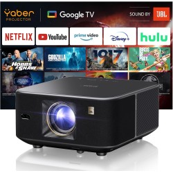 Yaber - K3 - Full HD Smart Google TV Projector Alexa WiFi6 BT NFC 30W JBL Sound 1600 Ansi — Buy in Cyprus with Fast Delivery
