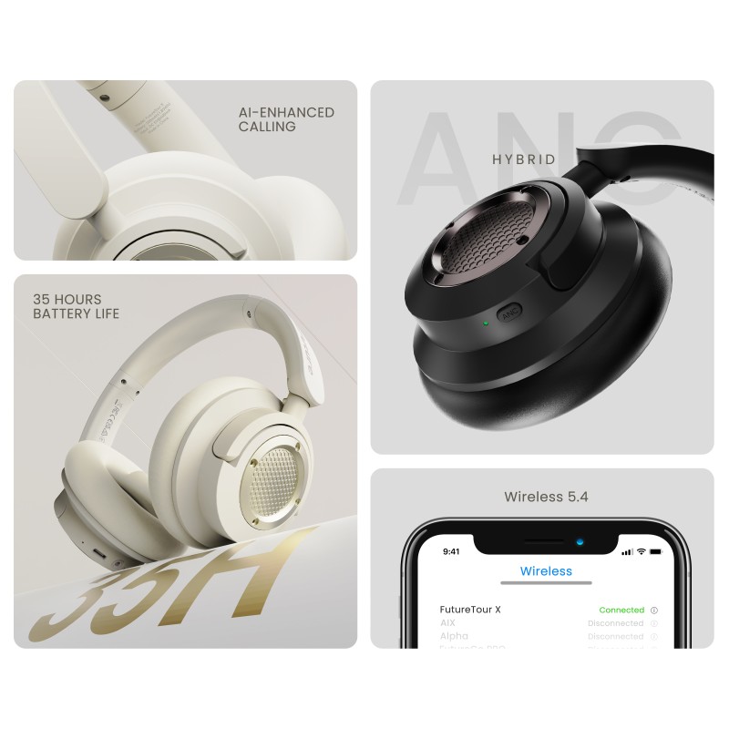 HiFuture Headphones - FUTURE TOUR X - Over-Ear Black — Buy in Cyprus with Fast Delivery