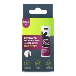 Uniross USB-C Rechargeable 18650 Lithium Battery 2000mAh - (1pc) — Buy in Cyprus with Fast Delivery