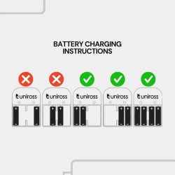 Uniross USB Charger - UCU010C - for AA AAA + 2xAA & 2xAAA Batteries — Buy in Cyprus with Fast Delivery