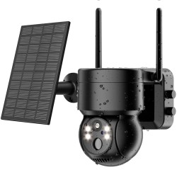 WOOX Outdoor Battery Camera 3MP PTZ with Solar Panel - R3569 - Outdoor Battery Camera 3MP PTZ with Solar Panel