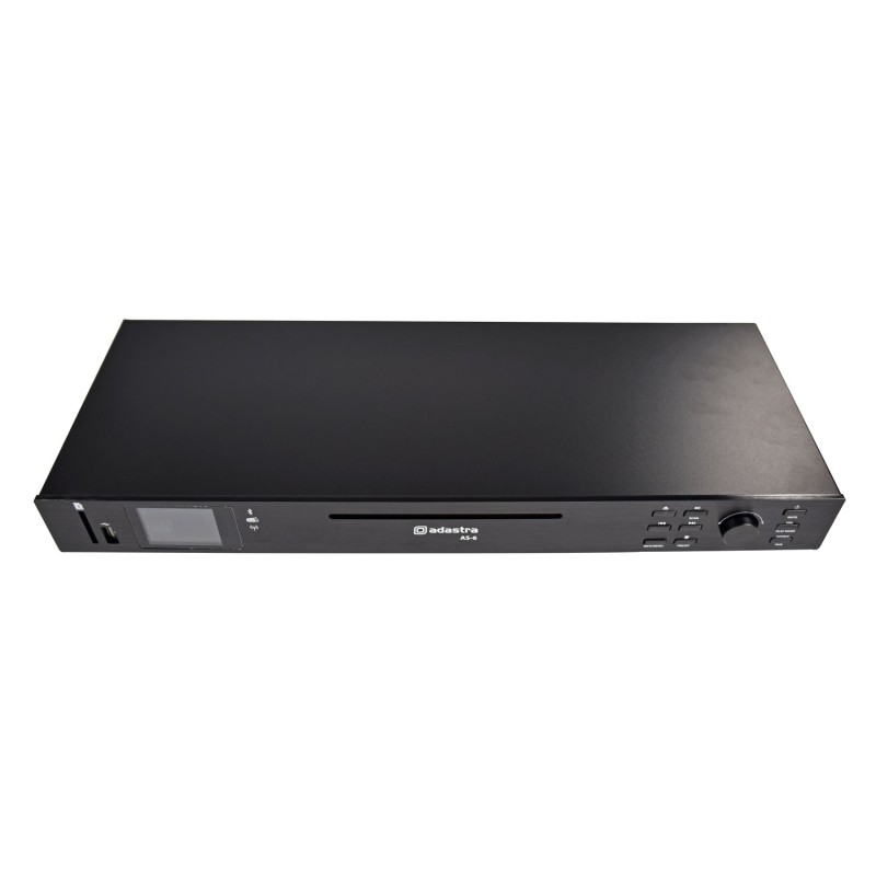 Adastra Rackmount Audio Source with CD USB BT FM - AS-6 - Rackmount Audio Source with CD USB BT FM