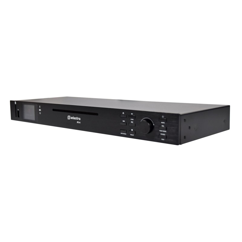 Adastra Rackmount Audio Source with CD USB BT FM - AS-6 - Rackmount Audio Source with CD USB BT FM
