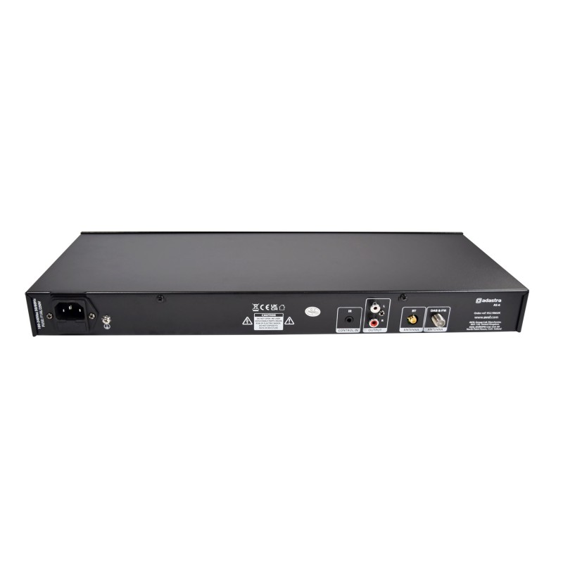 Adastra Rackmount Audio Source with CD USB BT FM - AS-6 - Rackmount Audio Source with CD USB BT FM