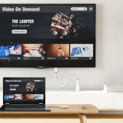 j5create Screencast Wireless Display Extender USB-C to HDMI Transmitter Receiver - JVAW62 - 1080p