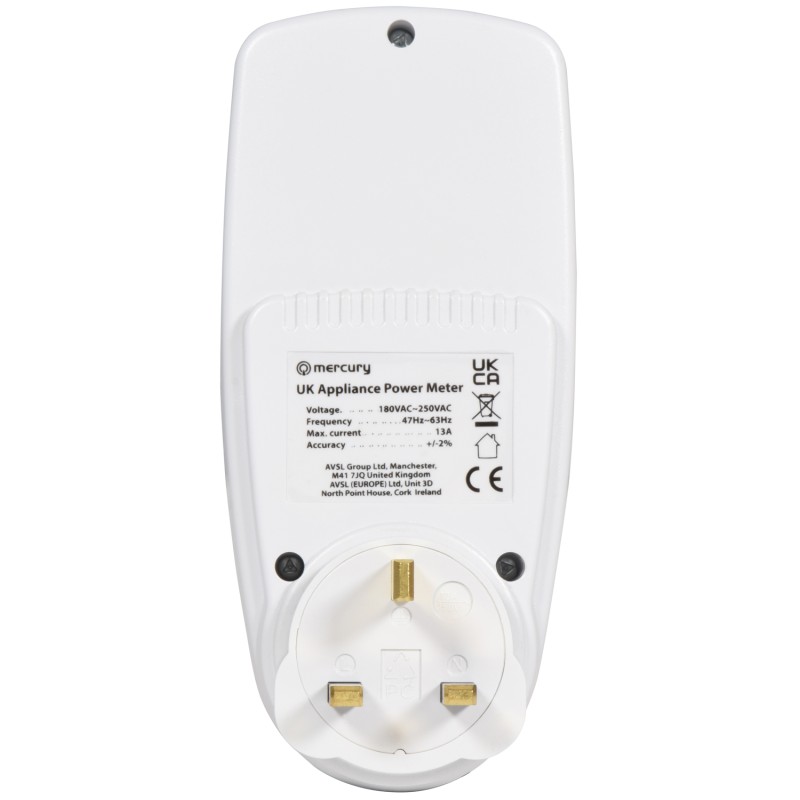 Mercury Appliance Power Meter - 429.859UK - UK plug — Buy in Cyprus with Fast Delivery