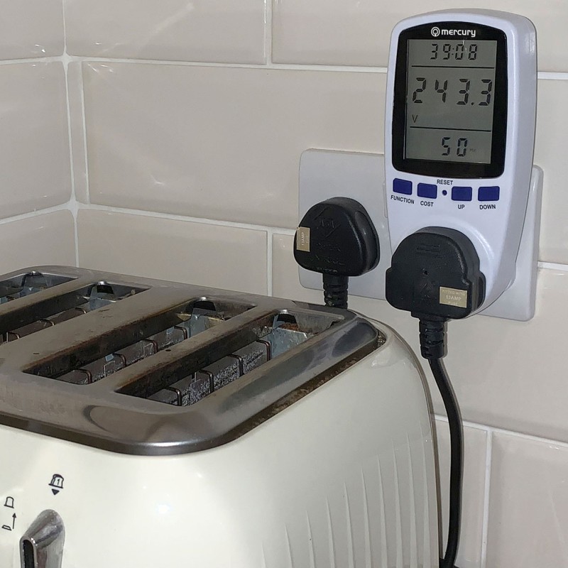 Mercury Appliance Power Meter - 429.859UK - UK plug — Buy in Cyprus with Fast Delivery