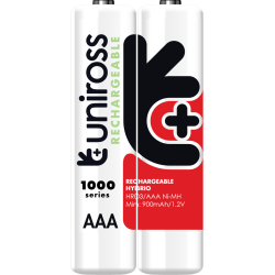 Uniross Hybrio AAA 1000 Rechargable Batteries - 4Pcs — Buy in Cyprus with Fast Delivery