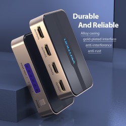 Vention HDMI Splitter - ACCG0-UK - 4-Port 4K 1.4 with UK PSU — Buy in Cyprus with Fast Delivery