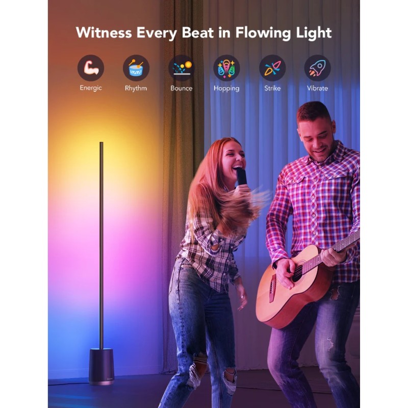 Govee RGBICWW Lyra Corner Floor Lamp - H6072 - RGBICWW — Buy in Cyprus with Fast Delivery