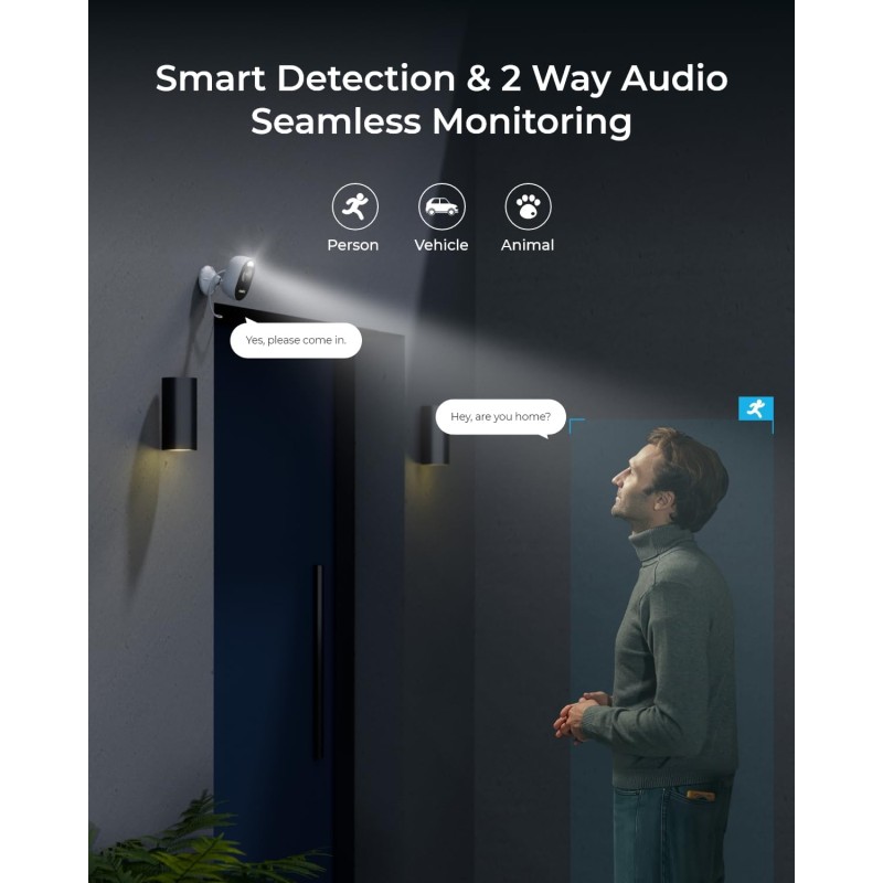 Reolink WIFI Outdoor Camera - 4MP LUMUS — Buy in Cyprus with Fast Delivery