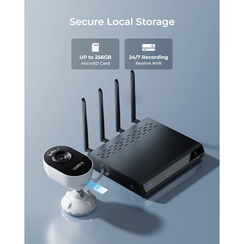 Reolink WIFI Outdoor Camera - 4MP LUMUS — Buy in Cyprus with Fast Delivery