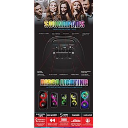 iDance DJX-100MK2 Portable Karaoke Speaker with Wired Microphone USB & BT — Buy in Cyprus with Fast Delivery